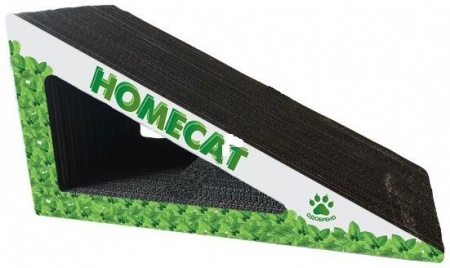 Когтеточка с кошачьей мятой Homecat "Треугольник", большой (гофрокартон), 53х24х24 см