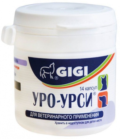 Препарат GIGI Уро-Урси для профилактики и лечения МКБ и циститов, 14 капсул