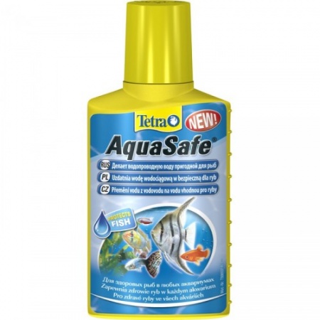 TetraAqua Safe 100мл Делает водопроводную воду пригодной для рыб