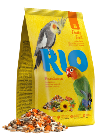 RIO Корм для средних попугаев основной рацион 500гр.