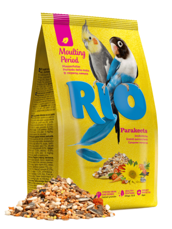 RIO Корм для средних попугаев рацион в период линьки 1кг