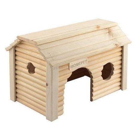 Homepet деревянный домик для грызунов "Усадьба" 19х31х18.5см