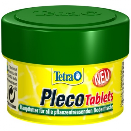 Tetra Pleco Tablets 30мл. Корм для травоядных сомиков