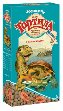 ЗООМИР-Тортила  корм для водяных черепах с креветками 70г
