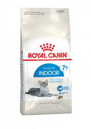 Корм Royal Canin для пожилых домашних кошек (7-12 лет), Indoor 7+  400г