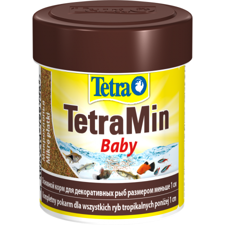 Tetra Min Baby корм для мальков до 1 см мелкая крупа 66 мл