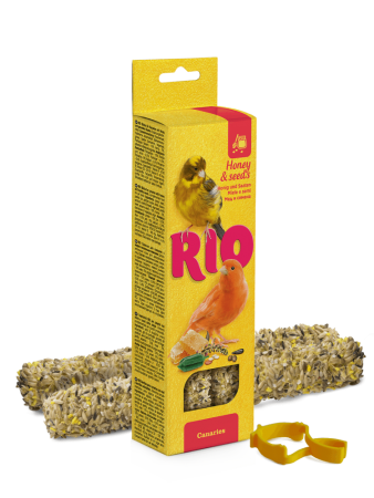 RIO Палочки для канареек с медом и полезными семенами  2шт.