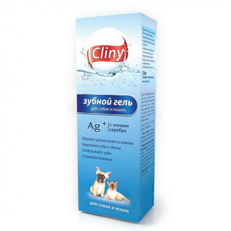Cliny зубной гель д/собак и кошек 75мл.