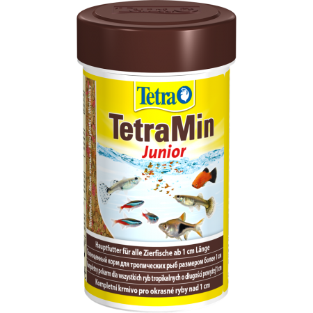 Tetra Min Junior корм в хлопьях для молодых рыб 100 мл
