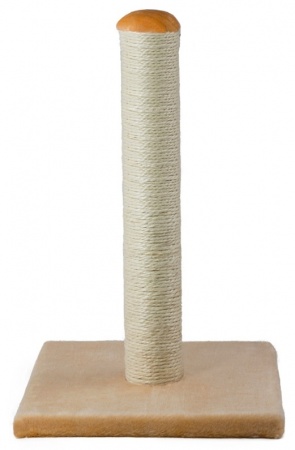 Когтеточка Triol из сизаля "Столбик", 30x30x43 см