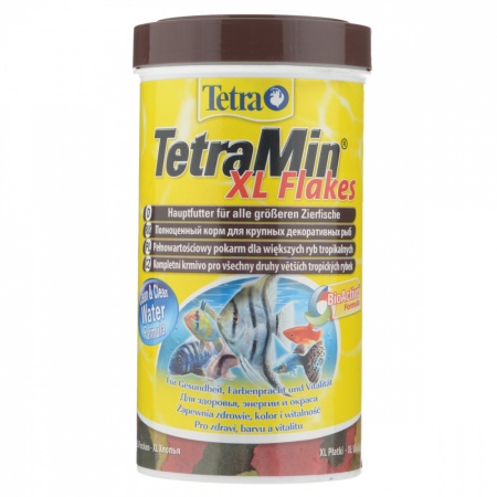 Корм для рыб TETRA Min XL для всех видов рыб, крупные хлопья 500мл