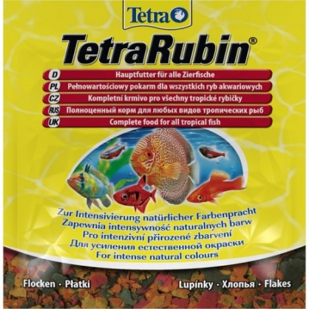 Tetra Rubin 12г. Корм для усиления окраса любых видов тропических рыб