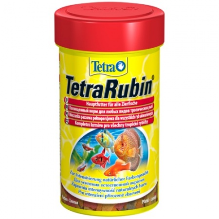 Tetra Rubin 100ml Корм для усиления окраса любых видов тропических рыб