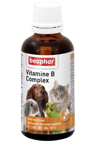 Кормовая добавка Beaphar Vitamine B Complex для всех домашних животных 50мл