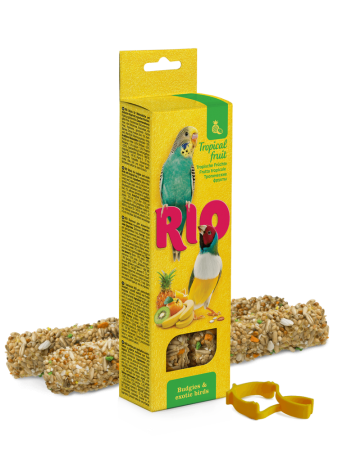 RIO Палочки для волнистых попугайчиков и экзотов с тропическими фруктами 2шт.
